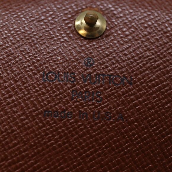 LOUIS VUITTON Monogram Porte Monnaie Billets Tresor Wallet M61730 LV Auth th4891 - Picture 13 of 16